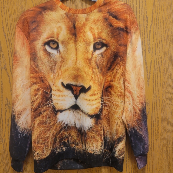Lion Print Sweater - Picture 4 of 11